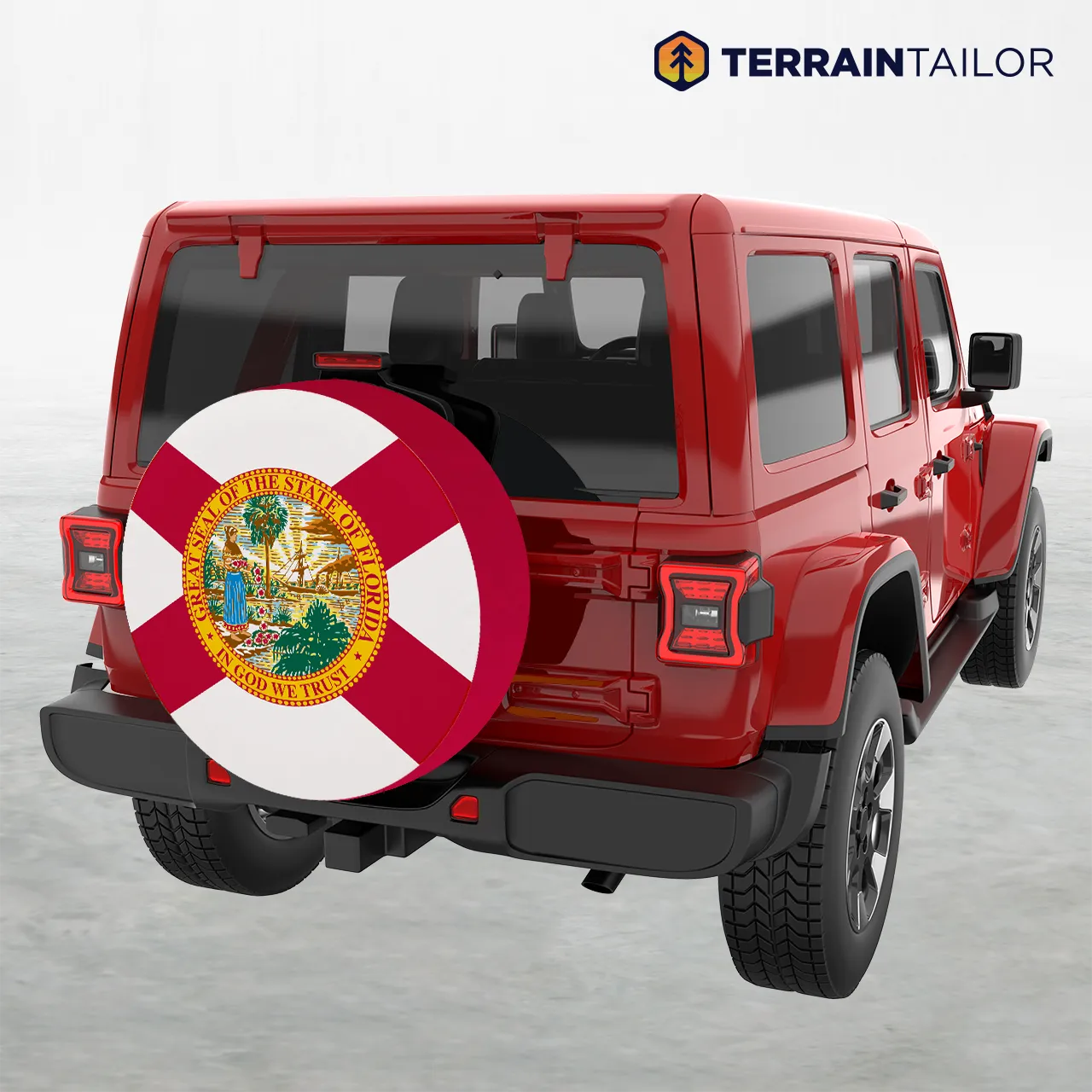Florida State Flag Spare Tire Cover
