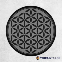Geometric Flower of Life Spare Tire Cover
