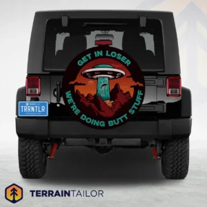 Get In Loser - UFO Adventure Spare Tire Cover