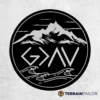 God Is Greater Than the Highs and Lows – Mountain & Waves Spare Tire Cover