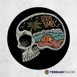 Good Times Skull Spare Tire Cover