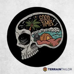 Good Times Skull Spare Tire Cover