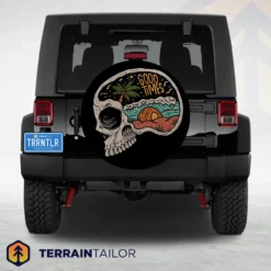 Good Times Skull Spare Tire Cover
