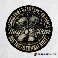 Heroes Wear Combat Boots Spare Tire Cover