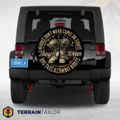 Heroes Wear Combat Boots Spare Tire Cover