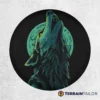 Howling Wolf & Moon Spare Tire Cover