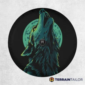 Howling Wolf Moon - Spare Tire Cover