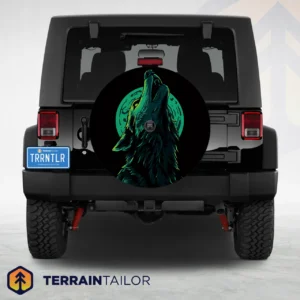 Howling Wolf Moon - Spare Tire Cover