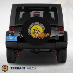I Just Don’t Give a Duck Spare Tire Cover