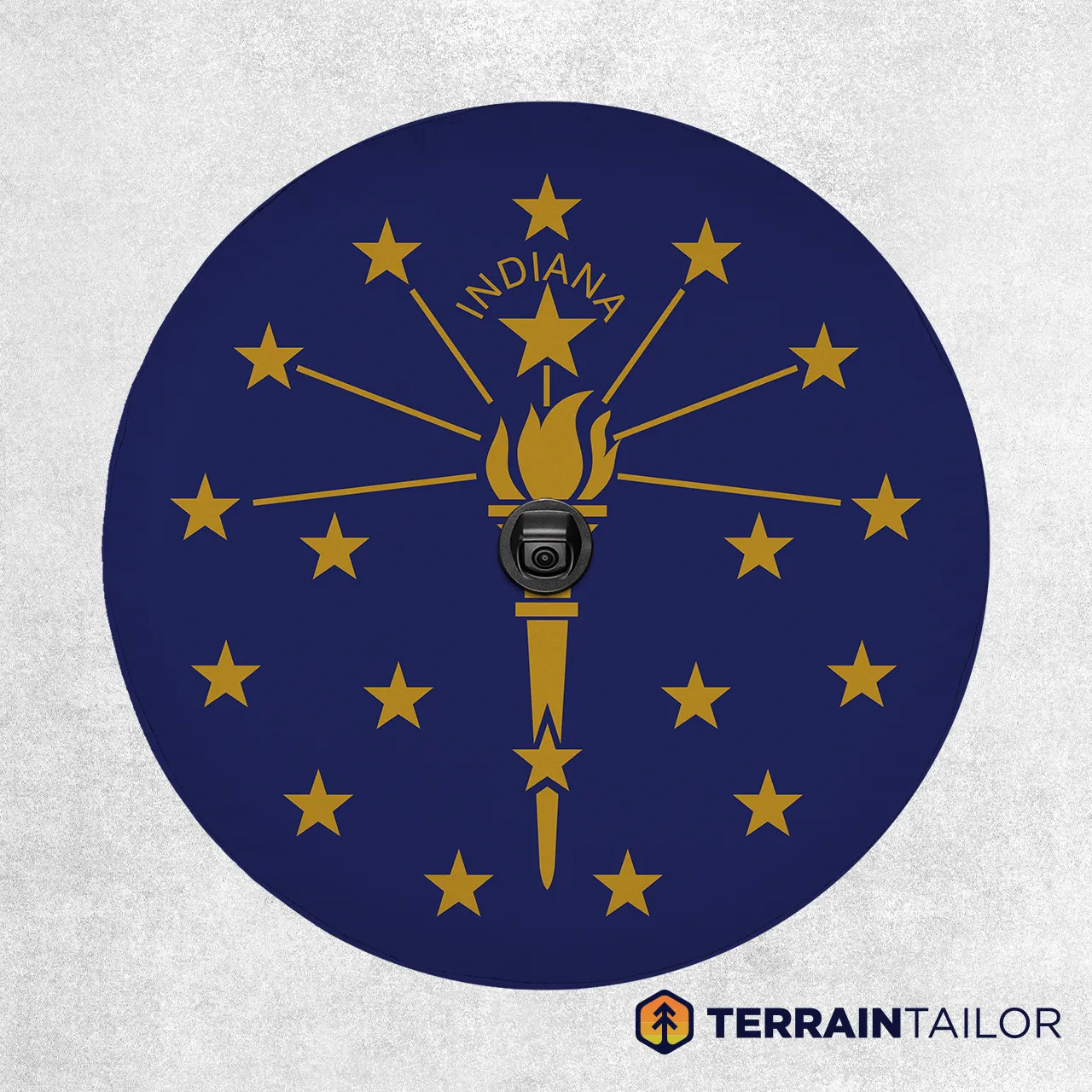 Indiana State Flag Spare Tire Cover