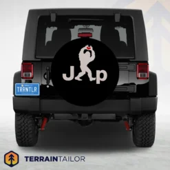 Jeep Bigfoot Heart Spare Tire Cover