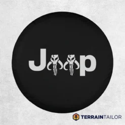 Jeep Mandalorian Skull Spare Tire Cover