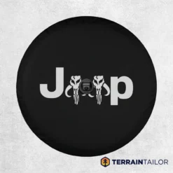 Jeep Mandalorian Skull Spare Tire Cover