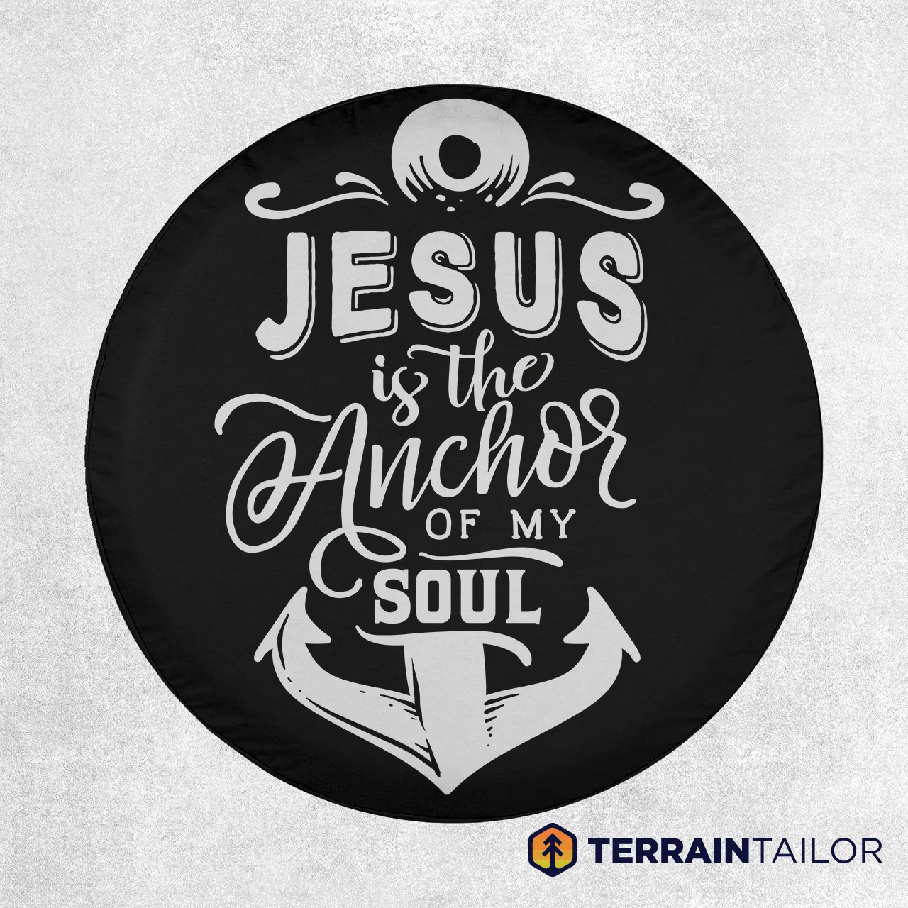 Jesus Is the Anchor of My Soul Spare Tire Cover