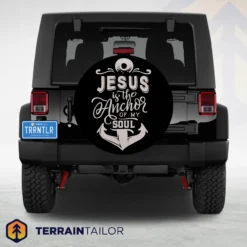 Jesus Is the Anchor of My Soul Spare Tire Cover