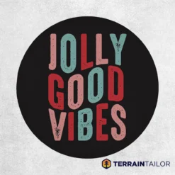 Jolly Good Vibes Spare Tire Cover