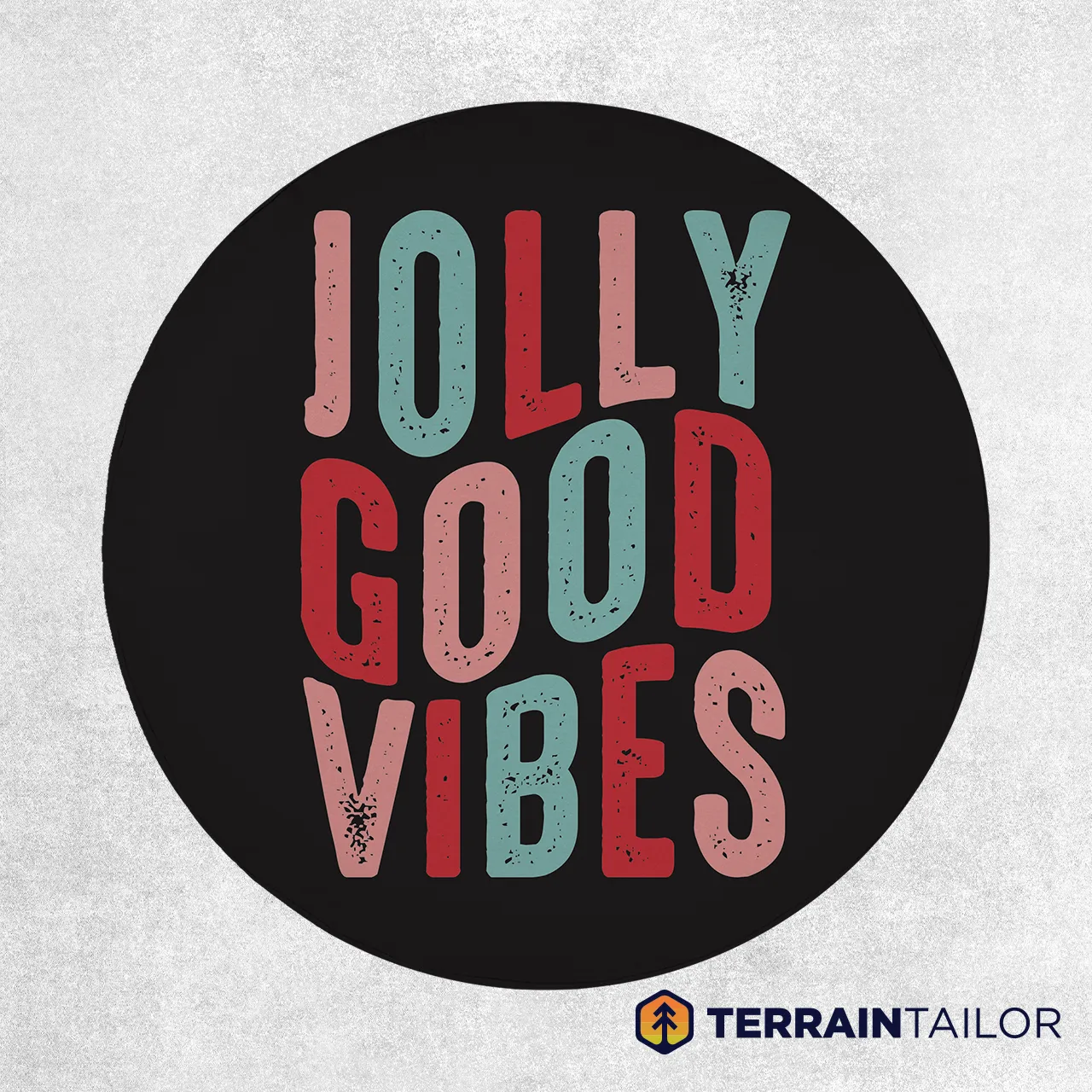 Jolly Good Vibes Spare Tire Cover