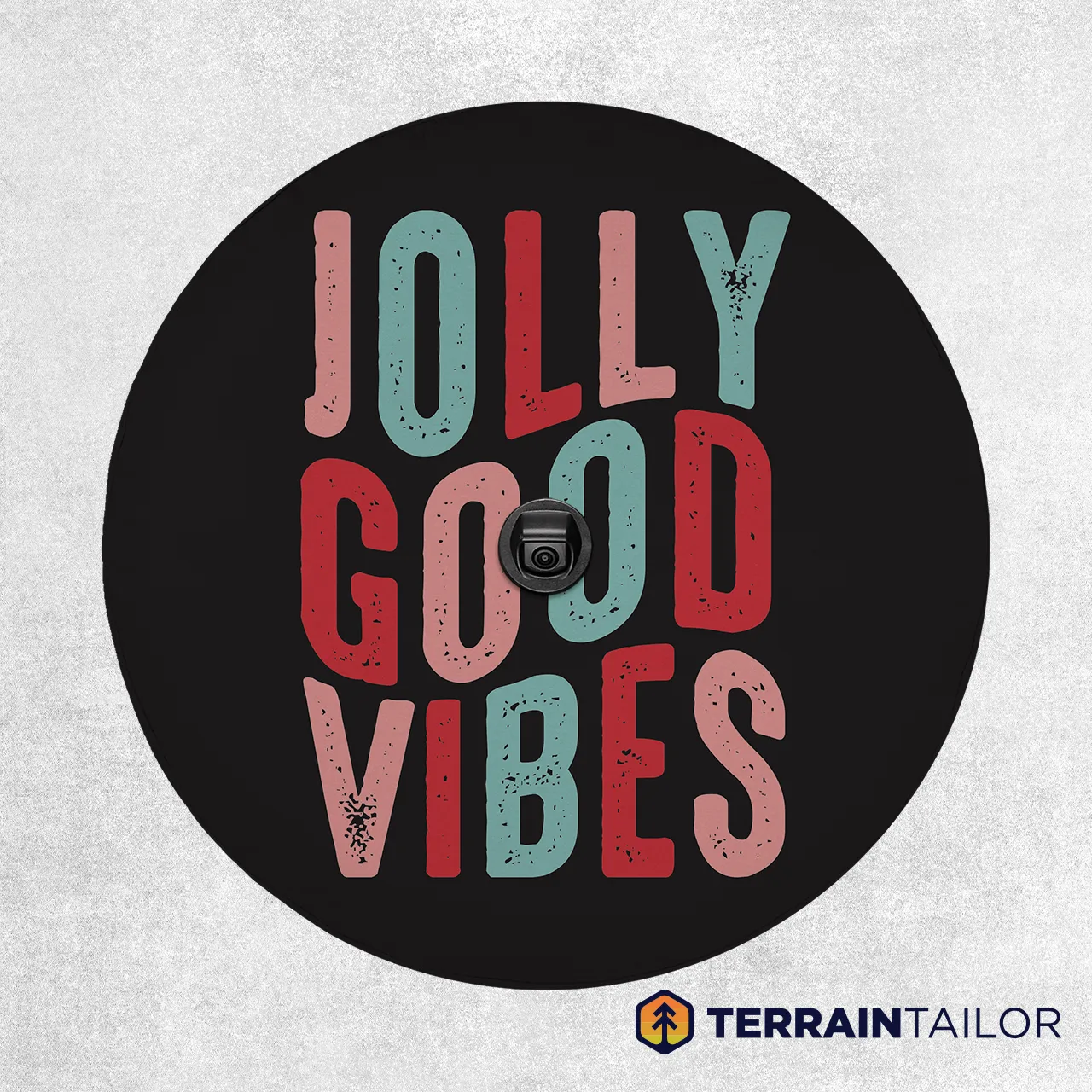 Jolly Good Vibes Spare Tire Cover