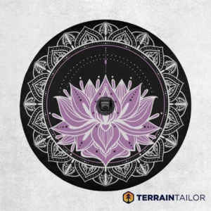 Lotus Mandala – Spare Tire Cover