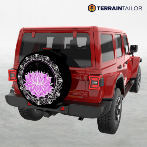 Lotus Mandala – Spare Tire Cover