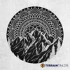 Mandala Mountain Tire Cover
