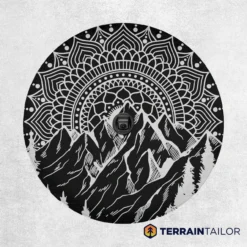 Mandala Mountain Tire Cover