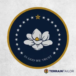 Mississippi State Flag Spare Tire Cover