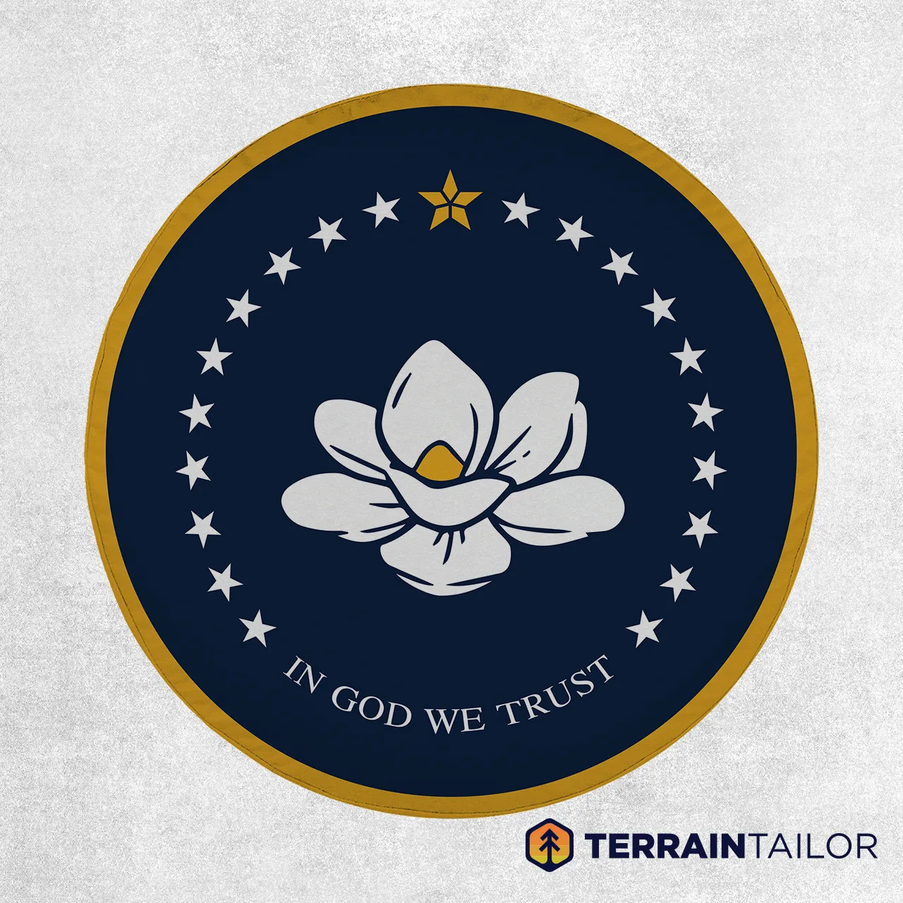 Mississippi State Flag Spare Tire Cover