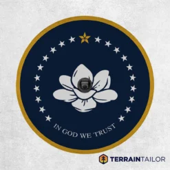 Mississippi State Flag Spare Tire Cover