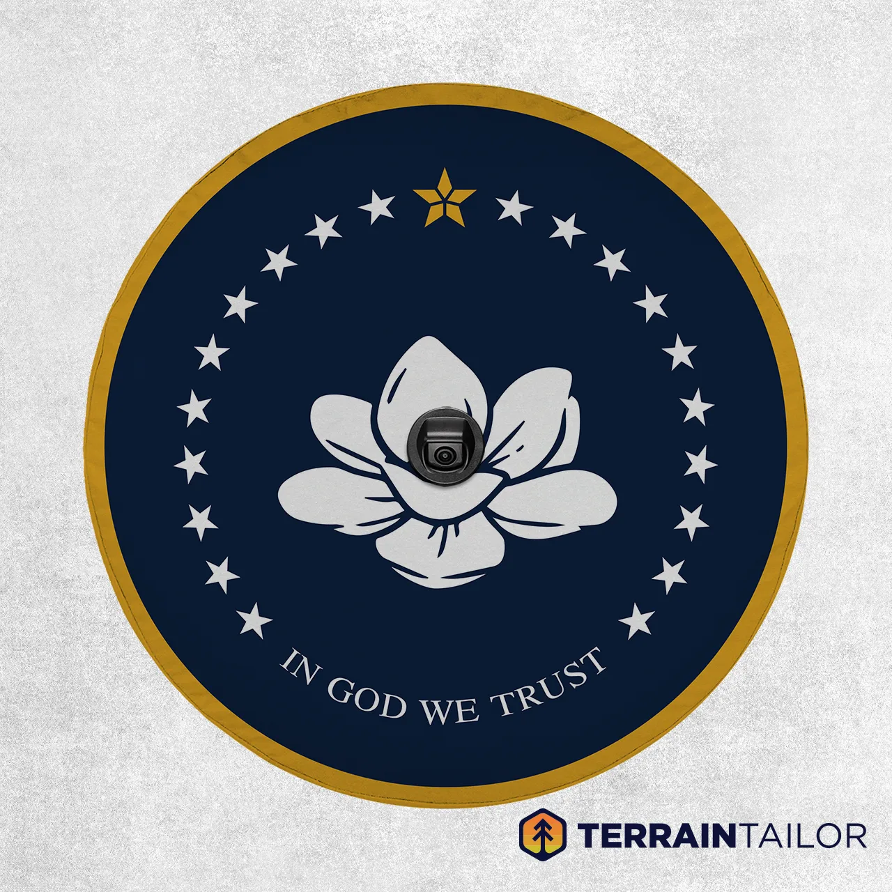 Mississippi State Flag Spare Tire Cover