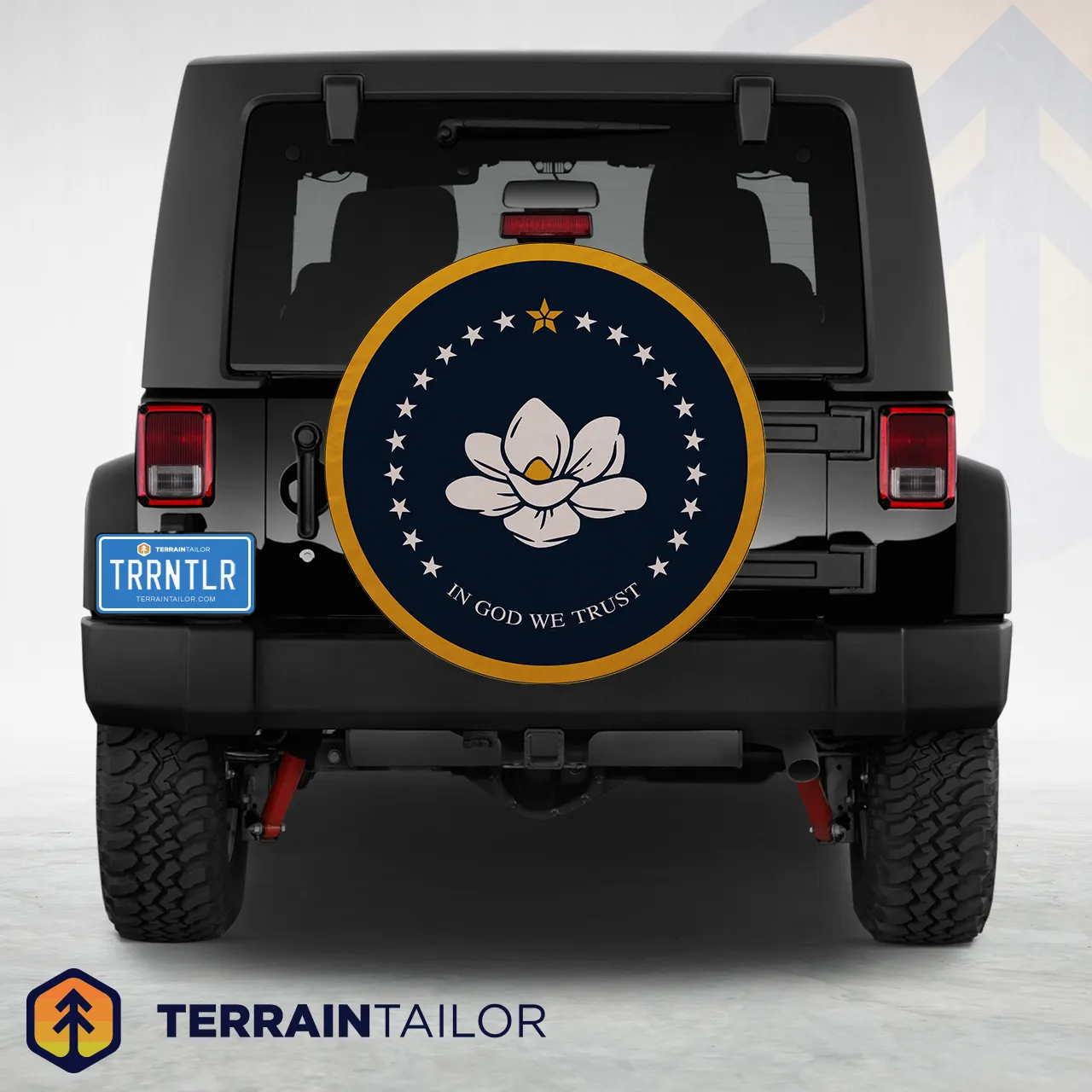 Mississippi State Flag Spare Tire Cover