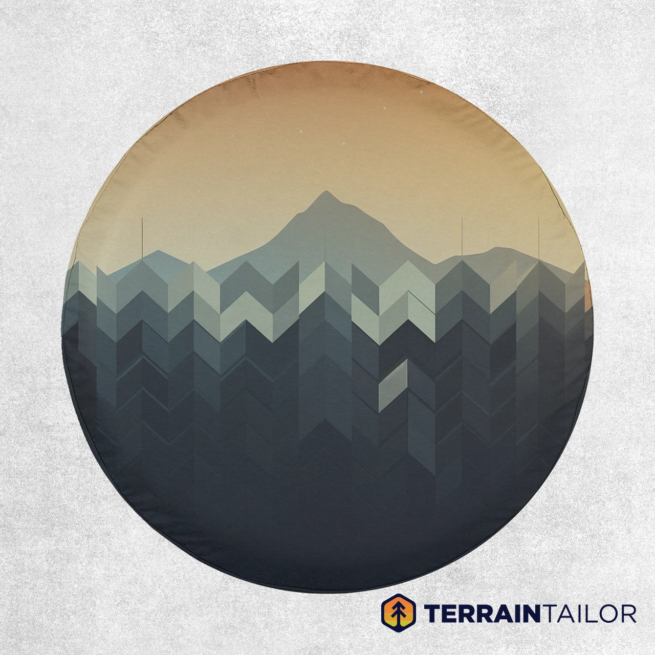 Modern Mountain Arrows Spare Tire Cover