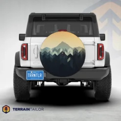 Modern Mountain Arrows Spare Tire Cover