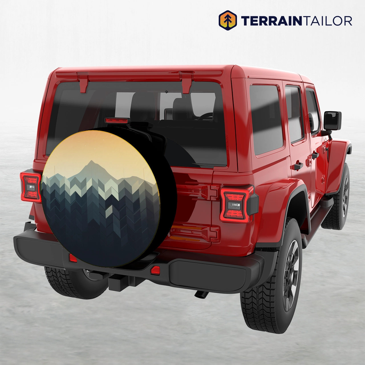Modern Mountain Arrows Spare Tire Cover