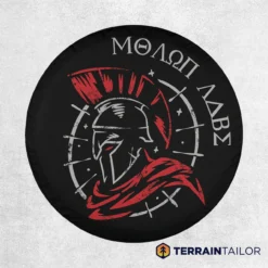 Molon Labe Spartan Helmet Spare Tire Cover