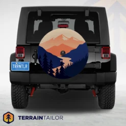 Mountain Landscape Spare Tire Cover