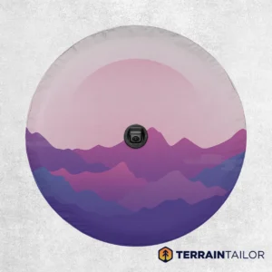 Mountain Skyline - Spare Tire Cover