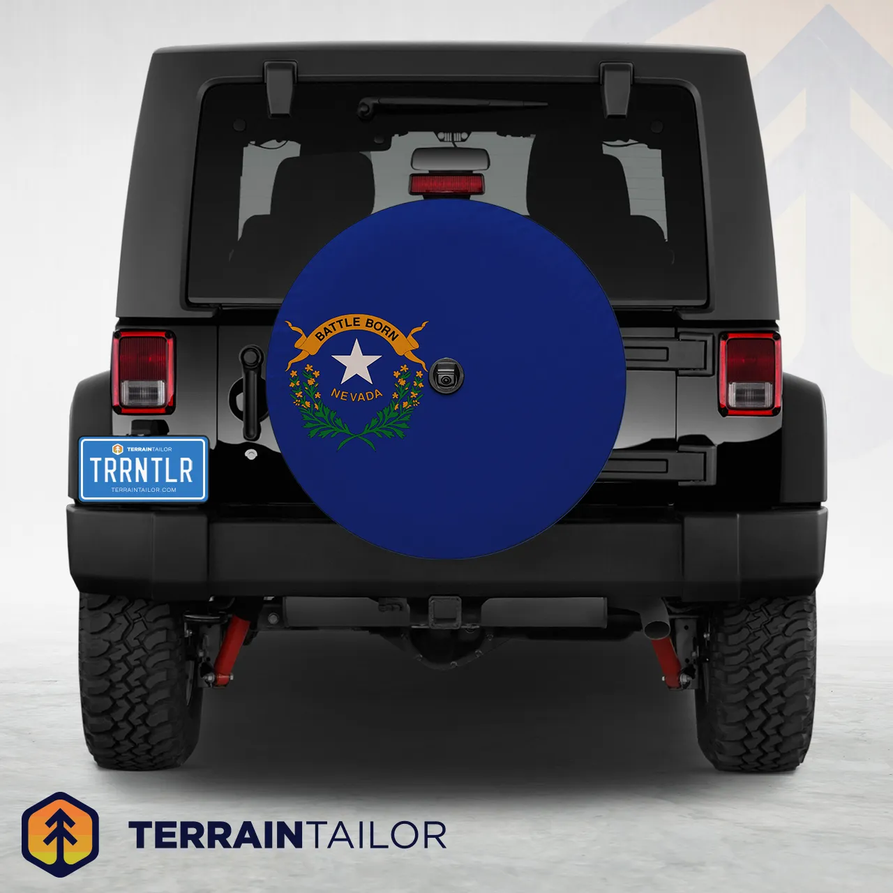 Nevada State Flag Spare Tire Cover