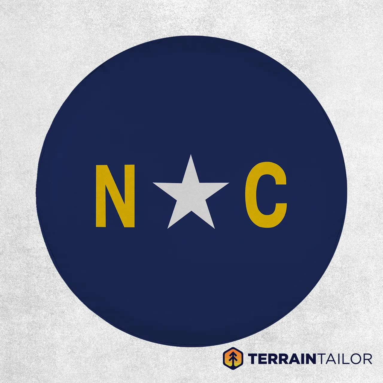 North Carolina State Flag Spare Tire Cover