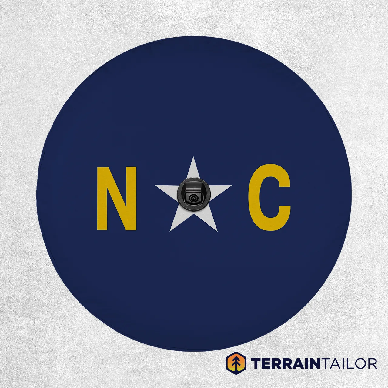North Carolina State Flag Spare Tire Cover
