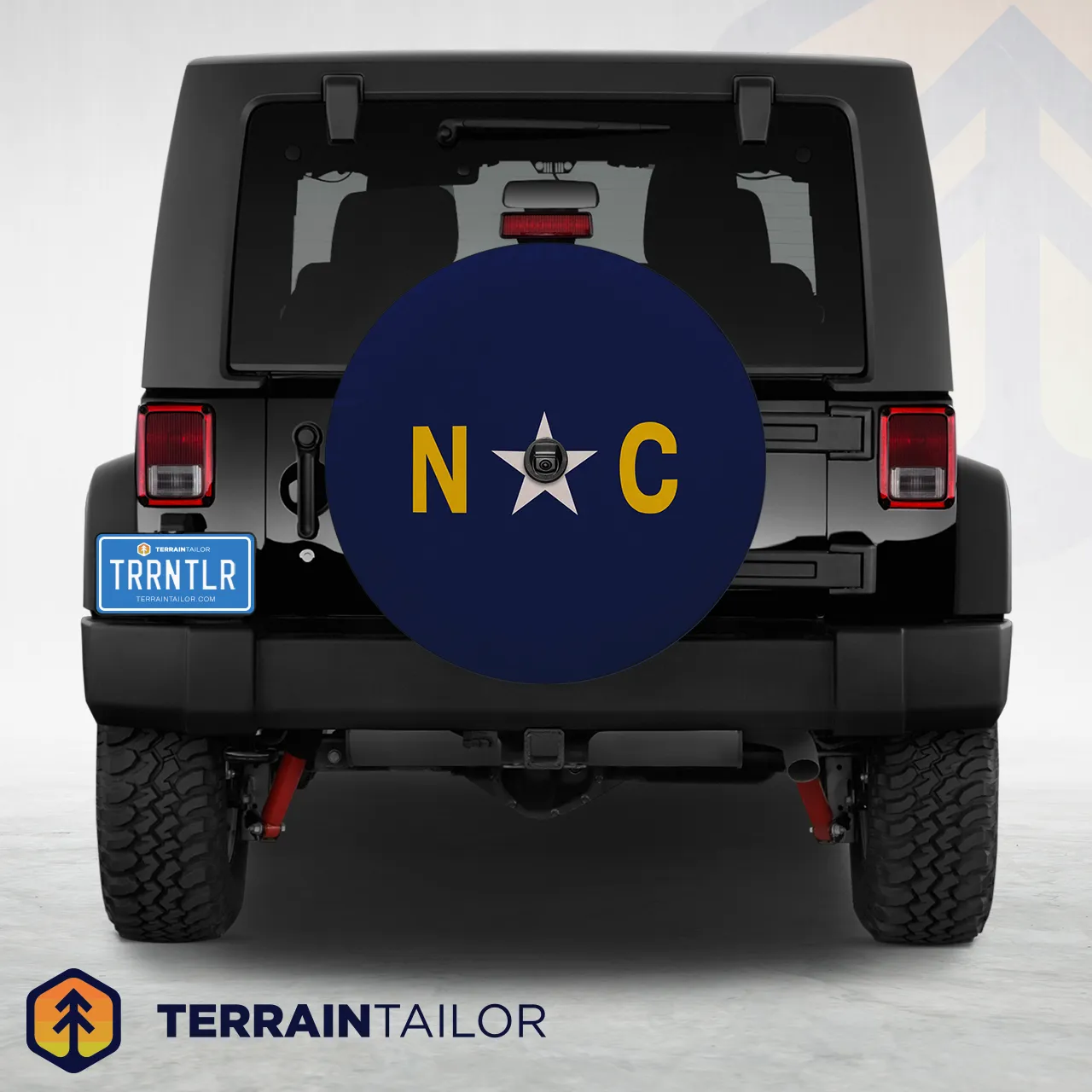North Carolina State Flag Spare Tire Cover