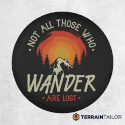 Not All Those Who Wander Spare Tire Cover