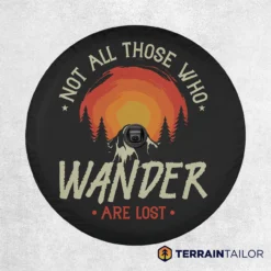 Not All Those Who Wander Spare Tire Cover