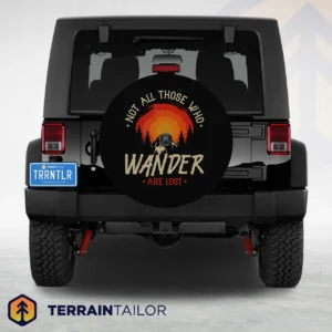 Not All Those Who Wander Are Lost – Spare Tire Cover