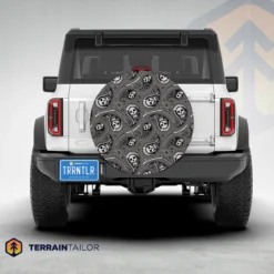 Grim Reaper Paisley Spare Tire Cover