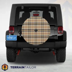 Classic Plaid Spare Tire Cover