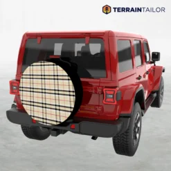 Classic Plaid Spare Tire Cover