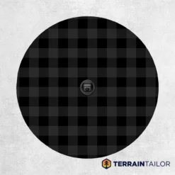 Black Plaid Spare Tire Cover