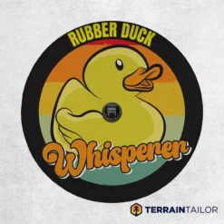 Rubber Duck Whisperer Spare Tire Cover