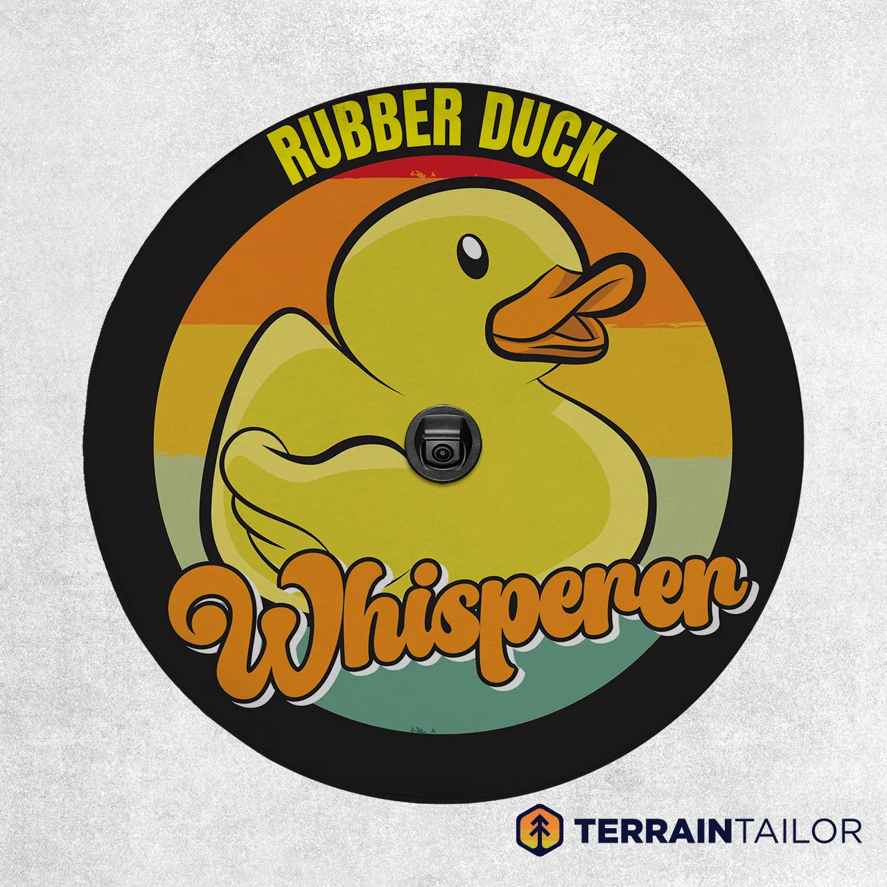Rubber Duck Whisperer Spare Tire Cover
